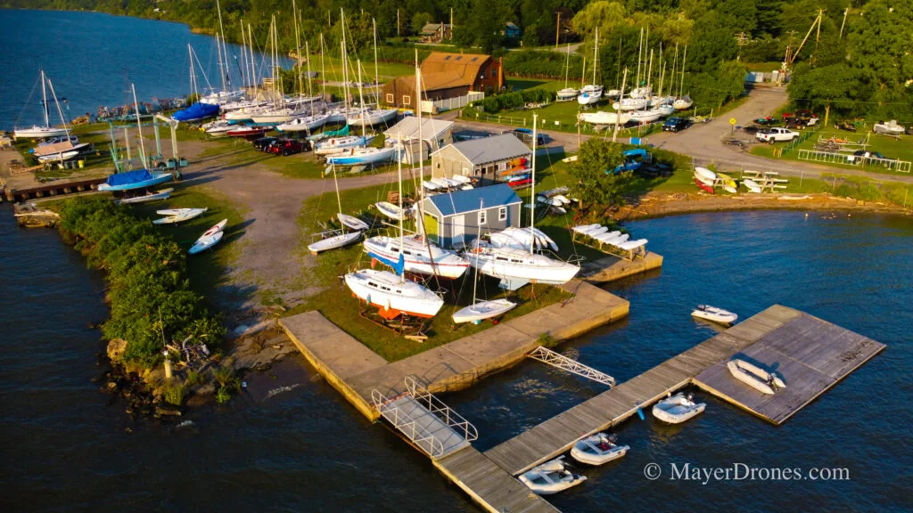 Aerial photography by drone